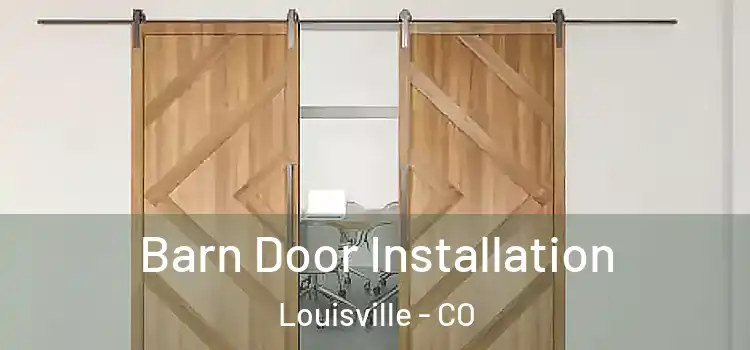 Barn Door Installation Louisville - CO