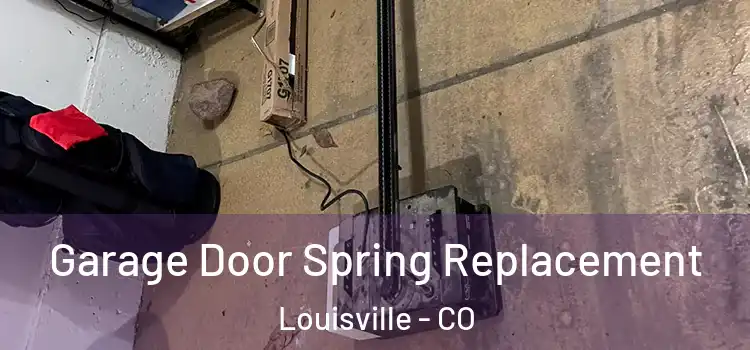 Garage Door Spring Replacement Louisville - CO