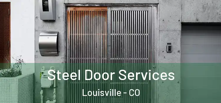 Steel Door Services Louisville - CO