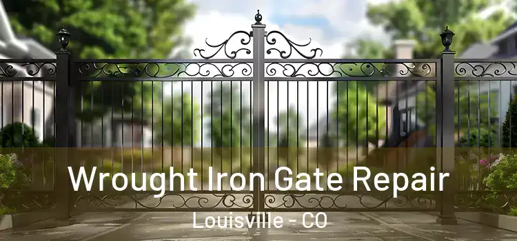 Wrought Iron Gate Repair Louisville - CO